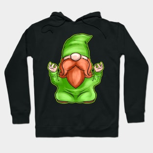 Meditating Gnome Doing Yoga For St Patricks Day Hoodie